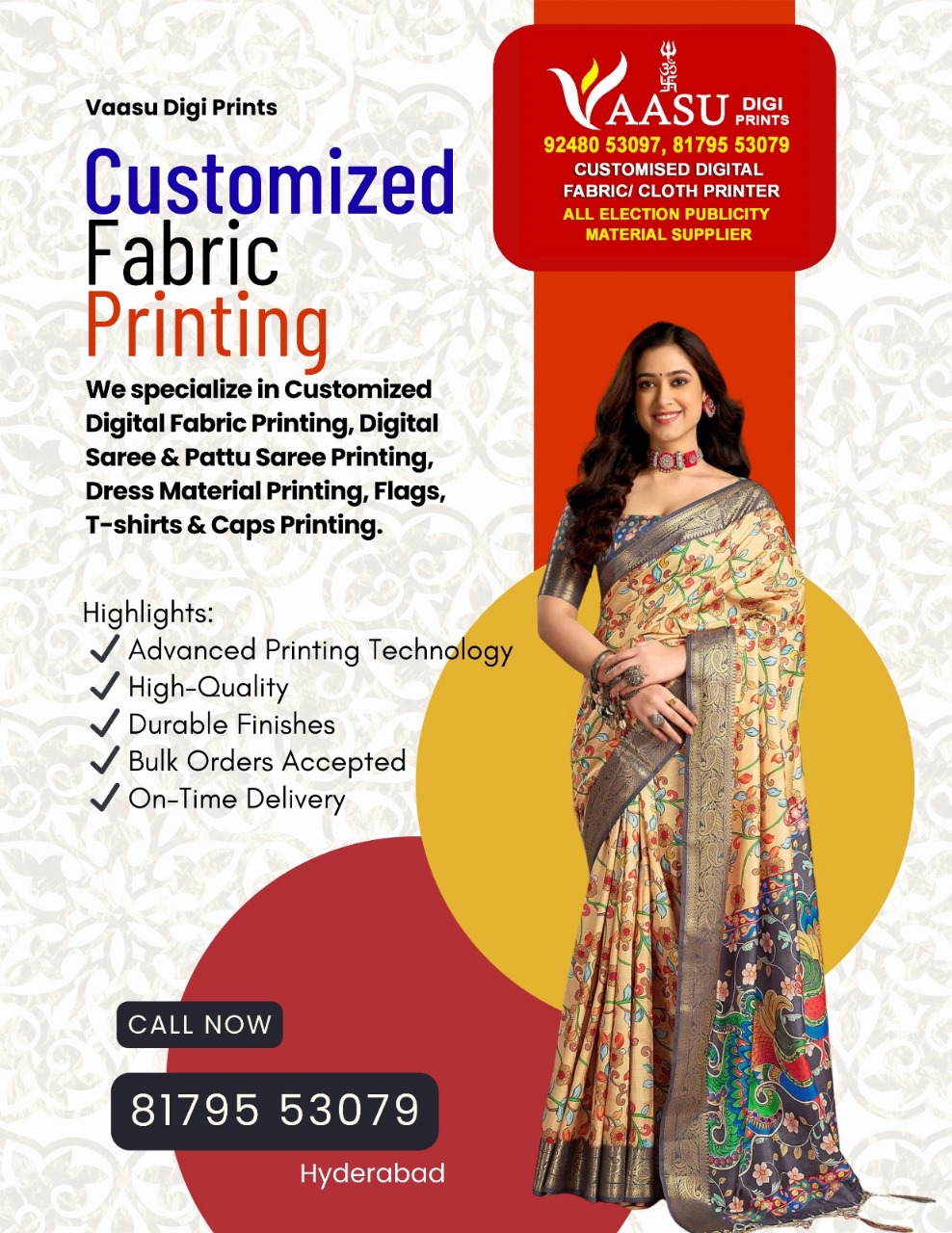 Designer Saree Printing Ideas for Weddings and Festivals