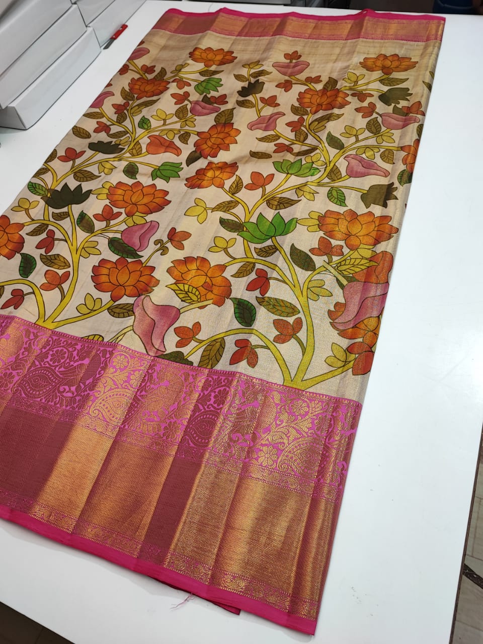 Vaasu Digi Prints Dharmavaram Pattu Sarees 2