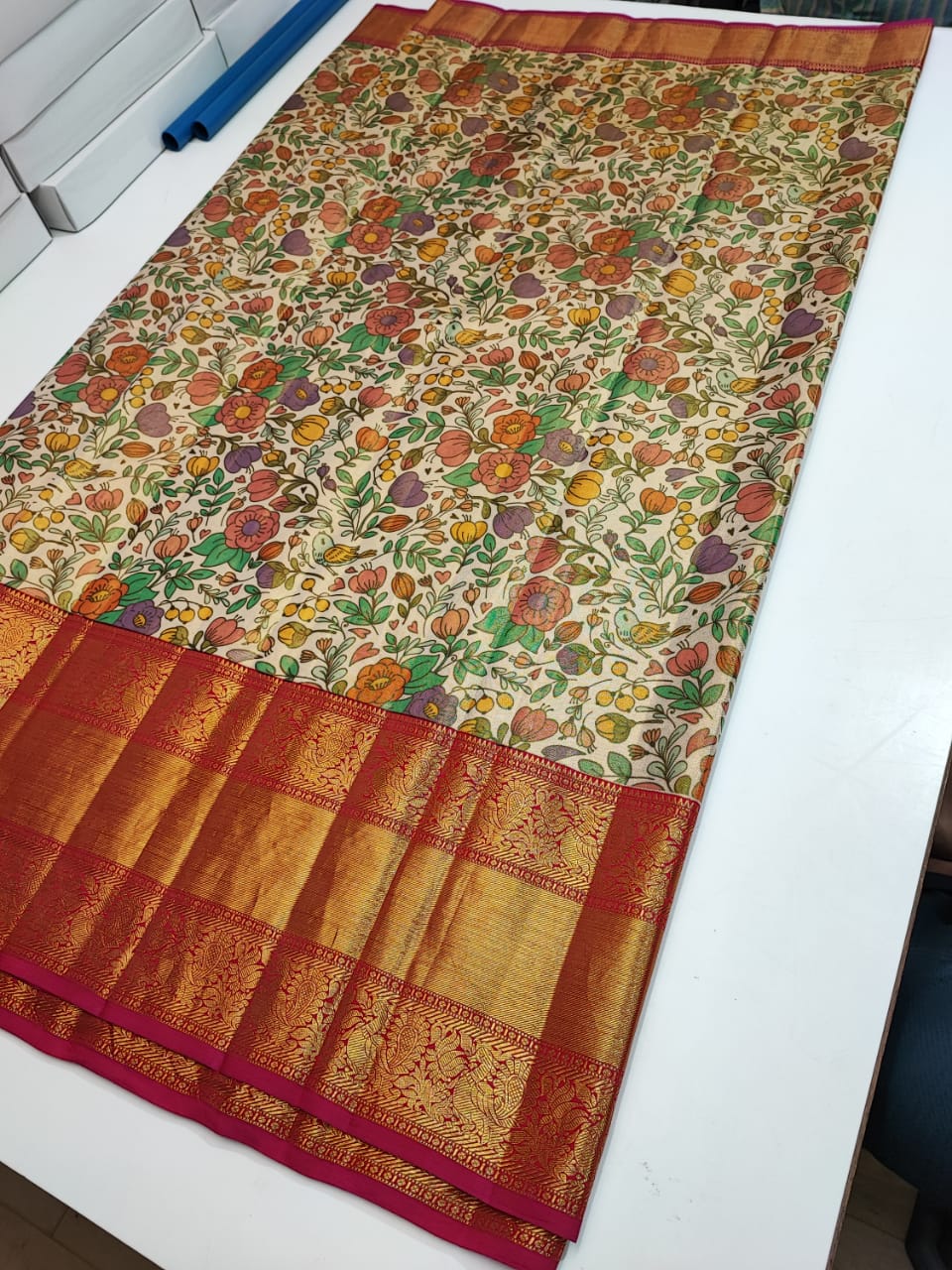Vaasu Digi Prints Dharmavaram Pattu Sarees 3