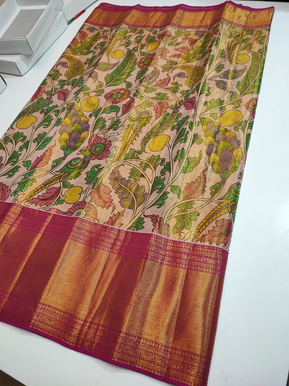Vaasu Digi Prints Dharmavaram Pattu Sarees