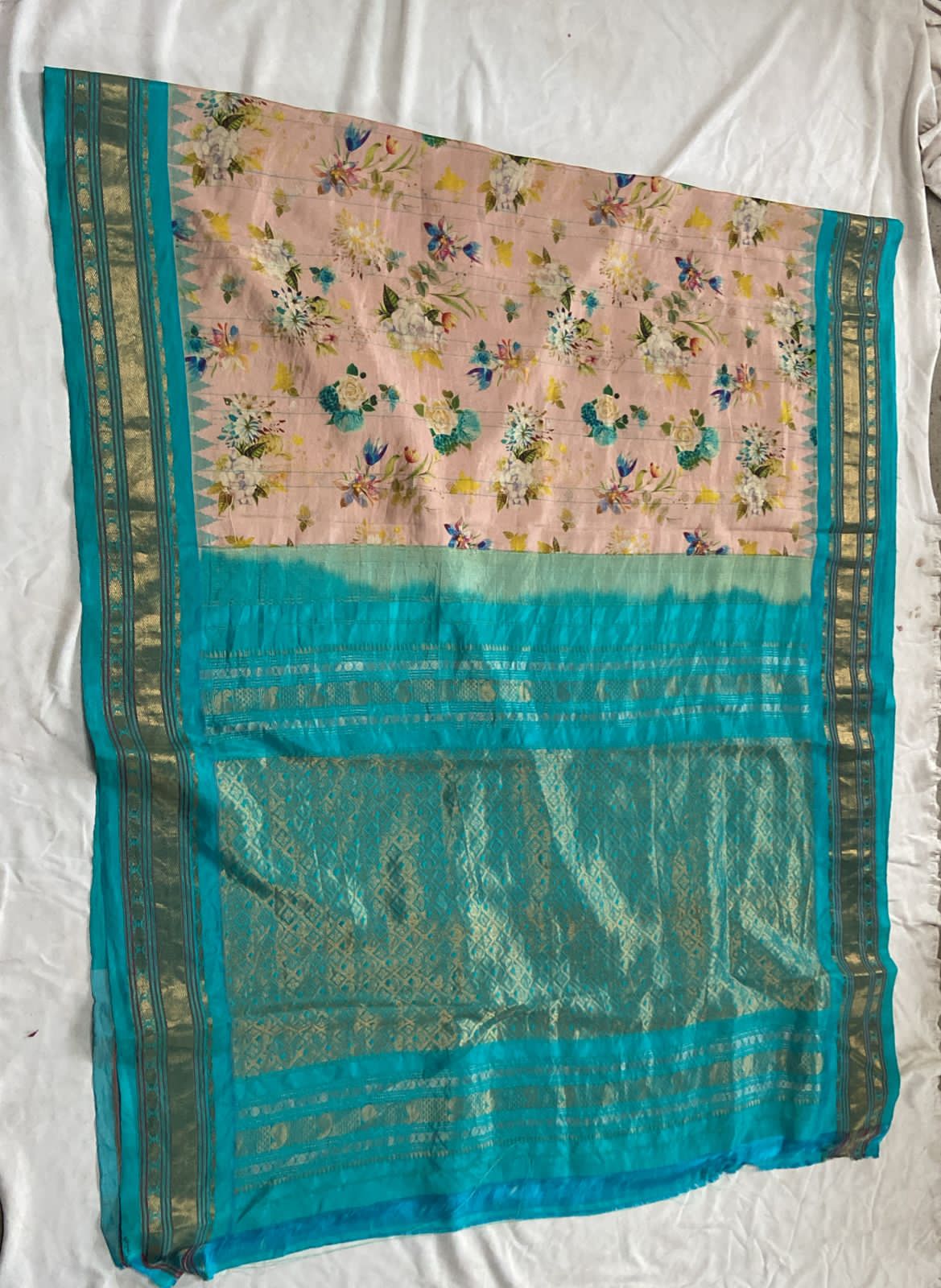 Vaasu Digi Prints Gadwal Pattu Sarees