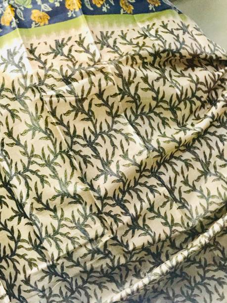 A saree  or sari made of spun bamboo fibres