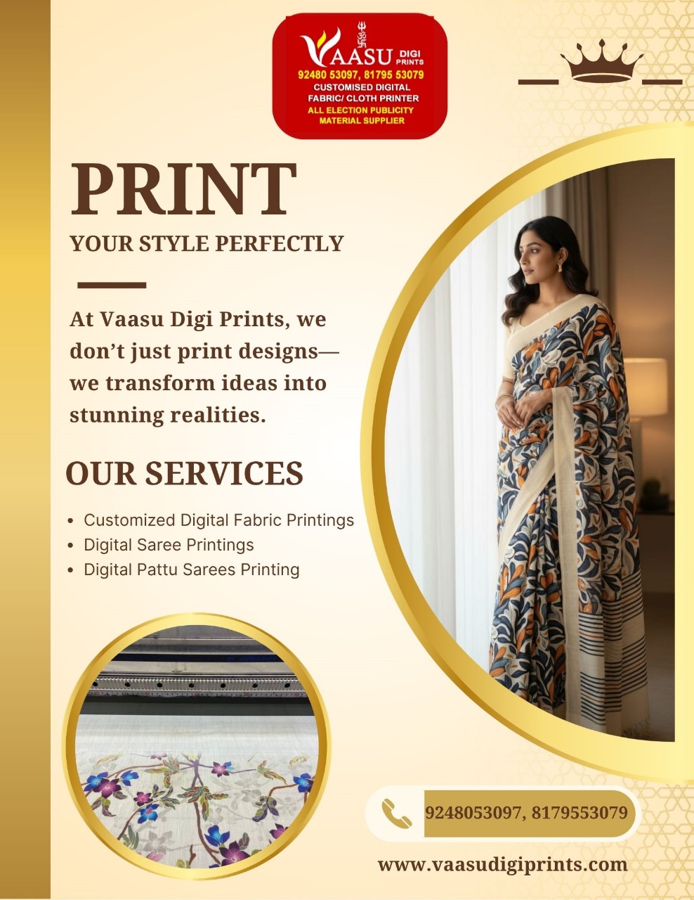 Fabric Printing for Apparel Brands in Hyderabad | Custom Digital Printing Services
