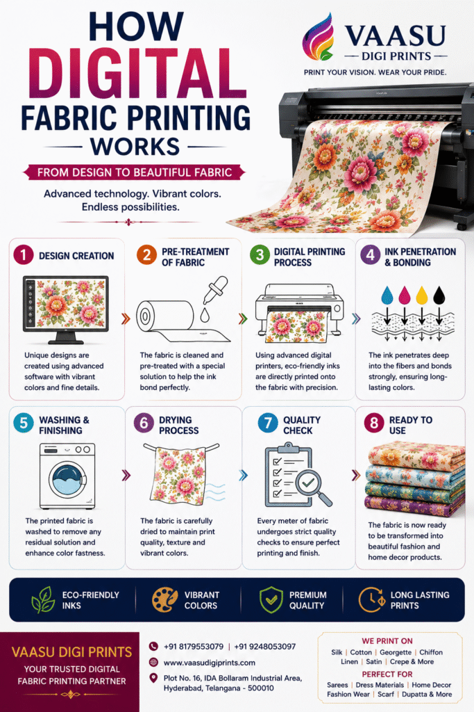 how digital fabric printing works
