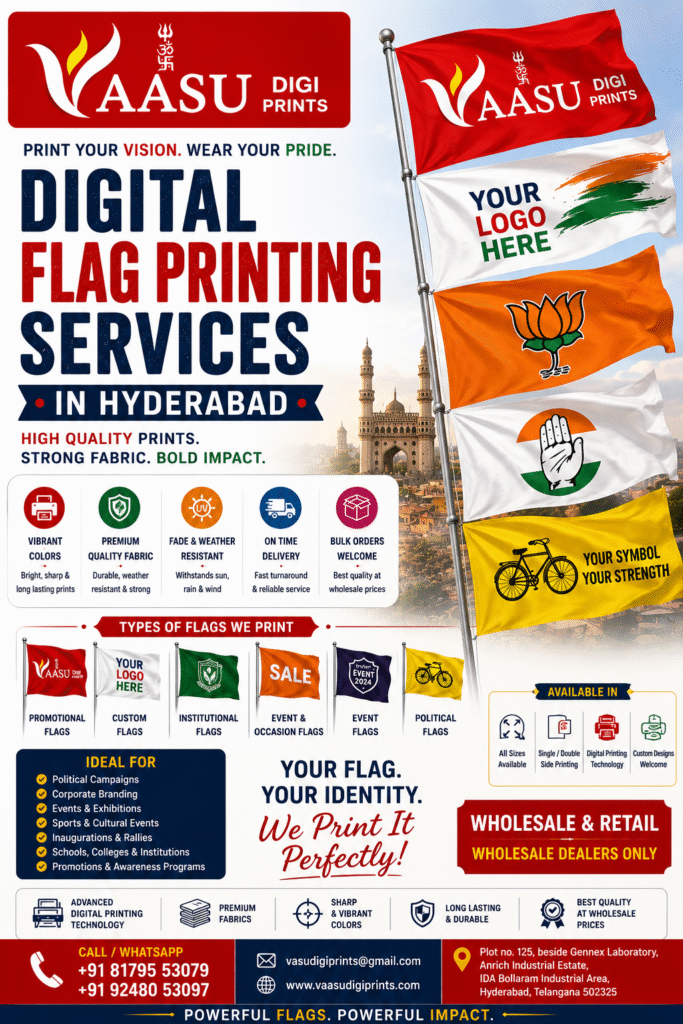 Digital Flag Printing Services in Hyderabad