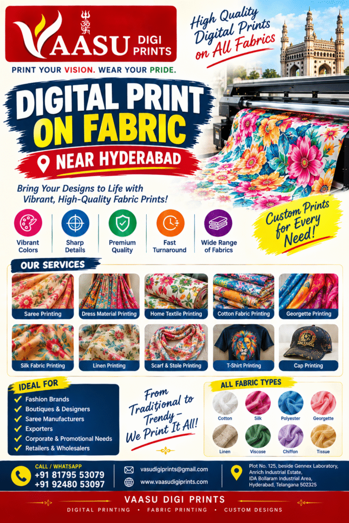 digital print on fabric near hyderabad