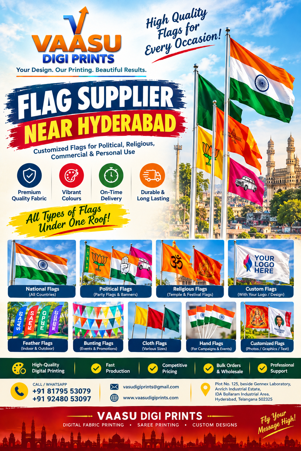 flag supplier near hyderabad
