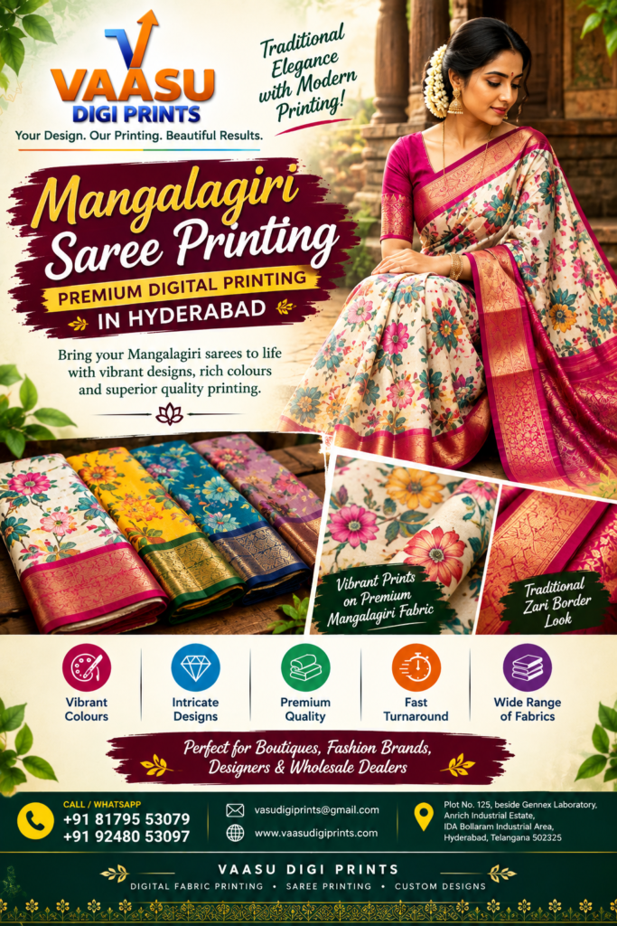 mangalagiri saree printing